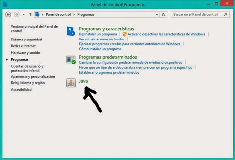 Image result for Java Control Panel Windows 8