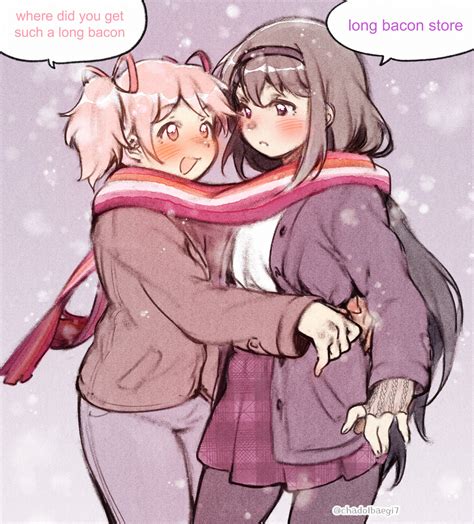 Dchádolbaegi7﻿where did you get such a long bacon vr long bacon store / Kaname Madoka :: kaname ...