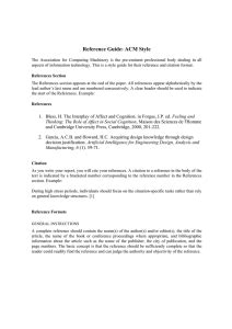 Image result for ACM Reference Format