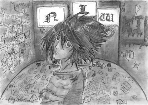 L death note fan art by nosabakudeidara on DeviantArt