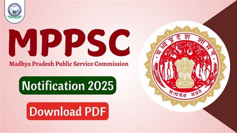 Image result for MPPSC Notification