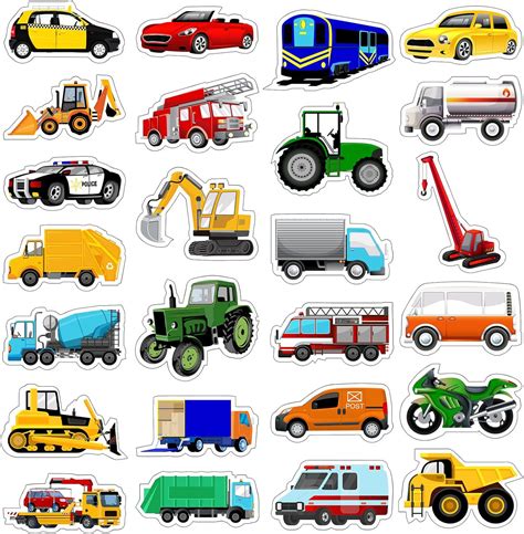 Gersoniel 500 Transportation Stickers for Kids: Trucks, Cars, India | Ubuy