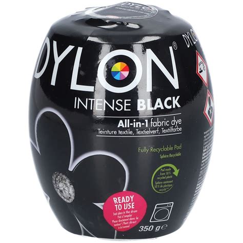 Dylon Intense Black All-in-1 Teinture Textile 12 350 g - Redcare Pharmacie