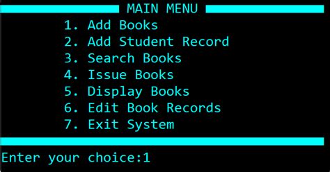 Program Menu 的图像结果