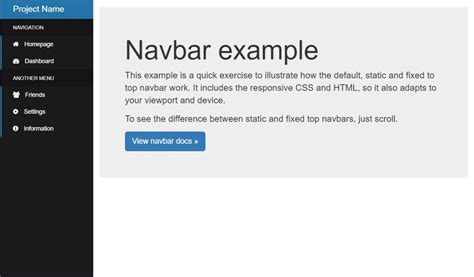 23+ Bootstrap Sidebar Awesome Examples - OnAirCode