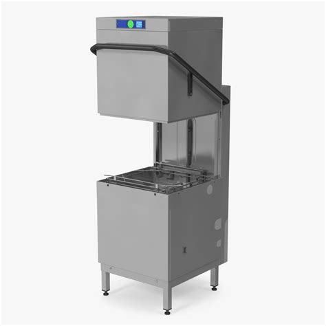 Commercial Dishwasher Hood Type Rigged 3D Model $69 - .max - Free3D