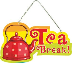 Artvibes Tea Break Quote Wall Hanging Decorative Item for Home (WH ...