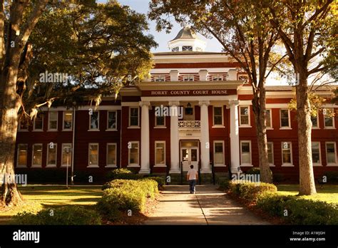 AJD54888, Conway, SC, South Carolina, downtown, Horry County Court ...