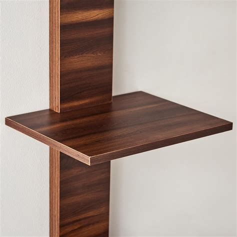 Buy Agnes NXT Cantilevered Wall Shelf - Brown from Home Centre at just ...