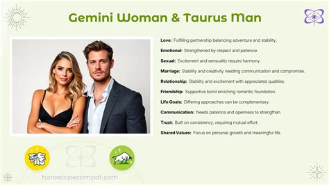 Gemini Woman and Taurus Man Compatibility - Compatibility