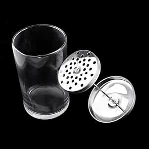 Ment Clear Sanitizer Disinfectant Glass Jar for Hair Styling Tools ...