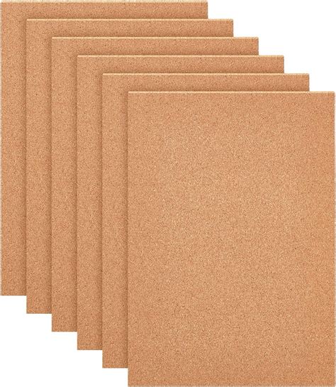 BENECREAT 10 PCS Cork Board, 30x30cm Square Cork Coasters, 2mm Thick ...
