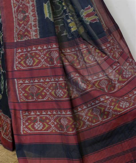 Single ikat cotton patola Saree 020