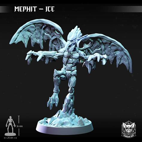 🧊 Mephit - Ice・ STL File for ・Cults