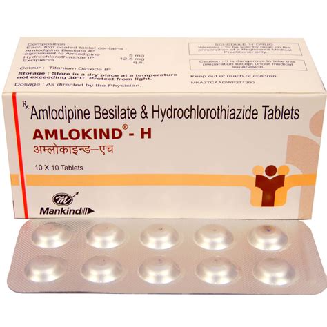 Amlokind H Tablet 10's Price, Uses, Side Effects, Composition - Apollo ...