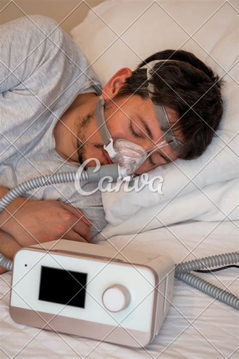 Image result for Person Using CPAP