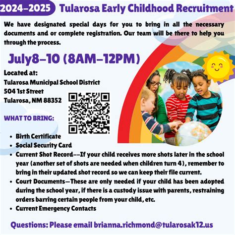 Pre-K | Tularosa Municipal School District