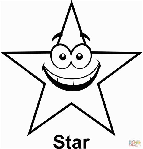 Star Coloring Pages For Preschoolers - Coloring Home