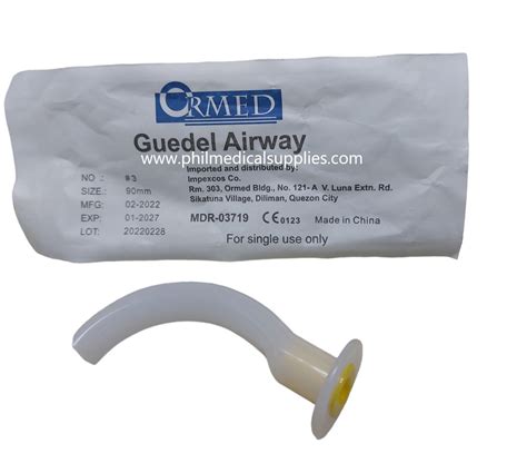 Oropharyngeal Airway Guedel Oral Airway, TOPCARE – Philippine
