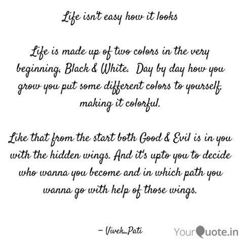 Life isn't easy how it lo... | Quotes & Writings by Vivek Aryan Pati ...