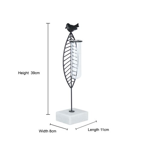 Avian Black Leaf Bud Vase Planter – Maison Modern