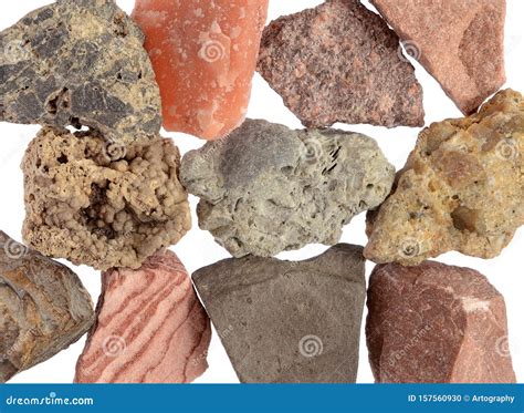 Sedimentary rocks stock photo. Image of closeup, breccia - 157560930