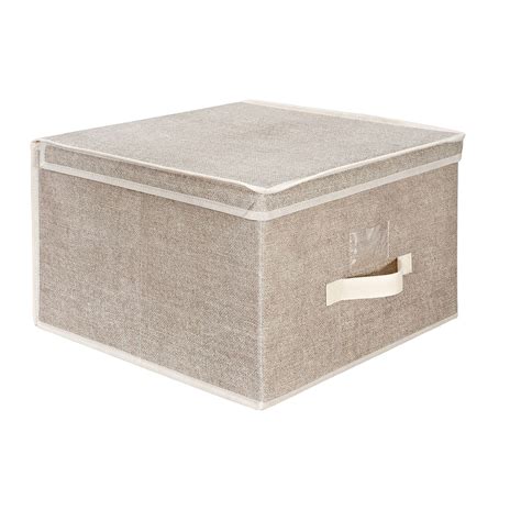 Simplify Jumbo Non Woven Storage Box, Faux Jute | Quill.com