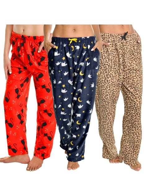 Angelina Women's COZY Fleece Pajama Pants with Pockets, Drawstring ...