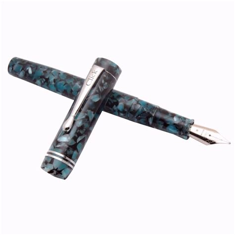 Click Renaissance Glacier Blue CT Fountain Pen CLK1400GBU