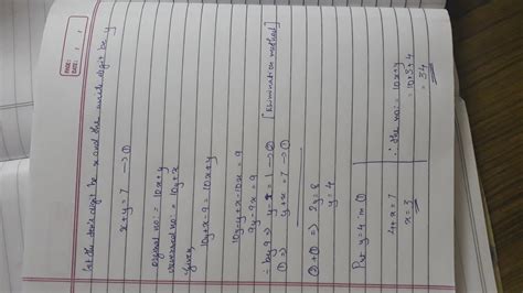 The sum of the digits of a 2-digit number is 7. If the digits ...