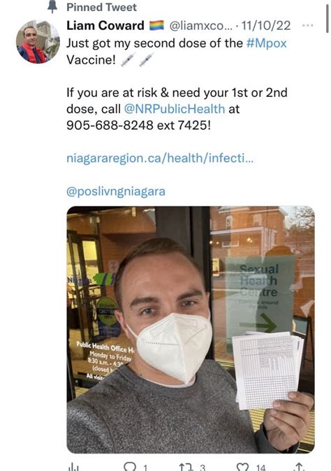 Eric on Twitter: "这位加拿大的同性恋强烈支持者，两个月前刚打过第二针猴痘疫苗，不幸在新年来临之前一天猝死，年仅27岁。"
