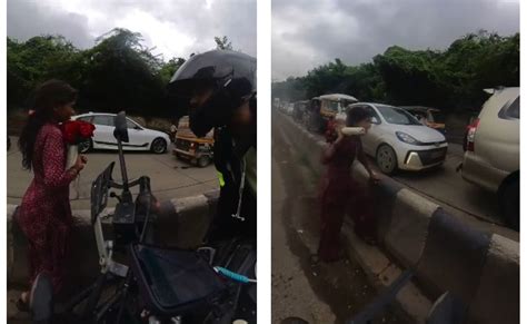 सड़क किनारे गुलाब के फूल बेच रही छोटी बच्ची को ऑटो ड्राइवर ने मारा ...