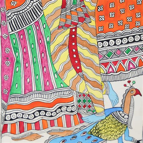 Buy Hand-Painted Radha Krishna Wall Decor – Nature Scene – Ethnic India ...