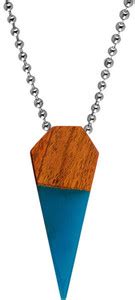 M Men Style Arrow Head Rhodium Wood, Acrylic Pendant Price in India ...