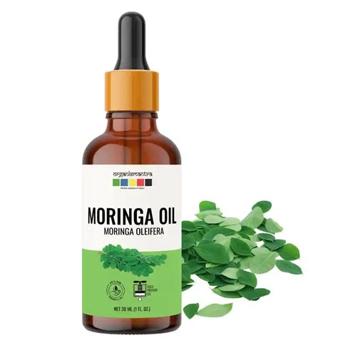Organix Mantra Moringa Oil, 100% Pure, Natural & Cold Pressed Organic ...