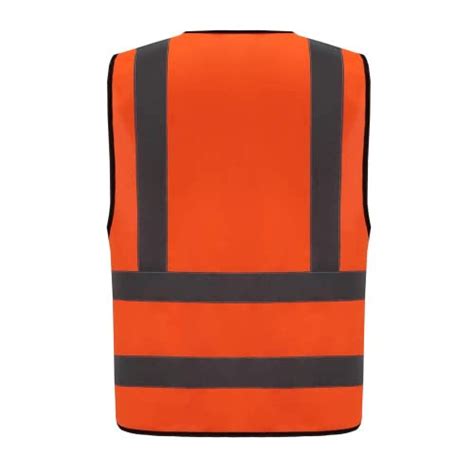 uniformer Safety Jacket Reflective (Pack of 5) High Visibility Orange ...