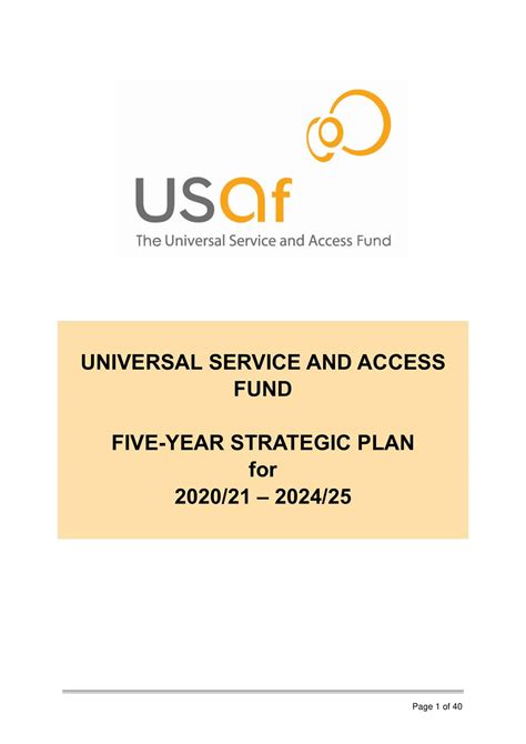 Image result for Strategic Plan Example PDF
