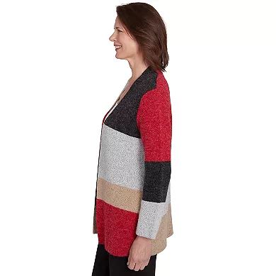 Women's Alfred Dunner Colorblock Cardigan Sweater
