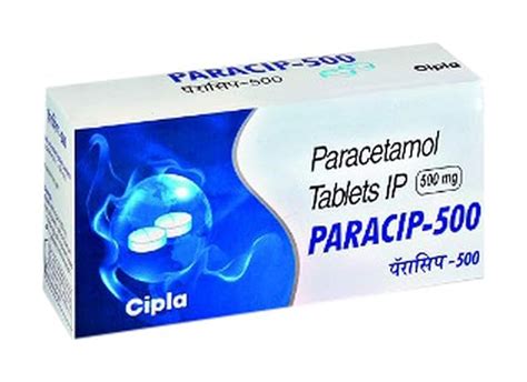 Paracip 500 - Strip of 10 Tablets : Amazon.in