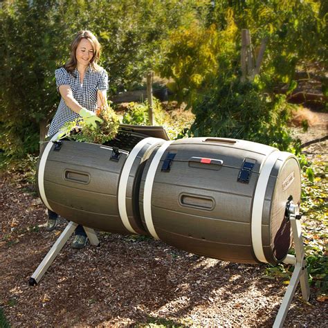 Lifetime Dual Compost Tumbler 60130 Composter | Plant nutrients ...