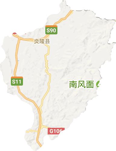 炎陵县高清电子地图,炎陵县高清谷歌电子地图