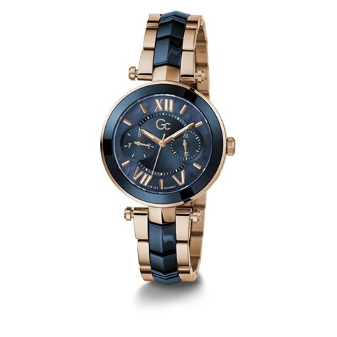 Buy GC Women Illusion Blue Round Dial Analog Watch - Y92006L7MF (M) Online