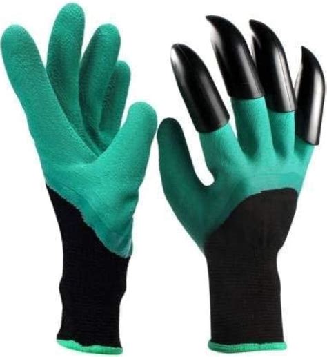 GTC Gardening Gloves with Built-in Claws Waterproof and Breathable ...