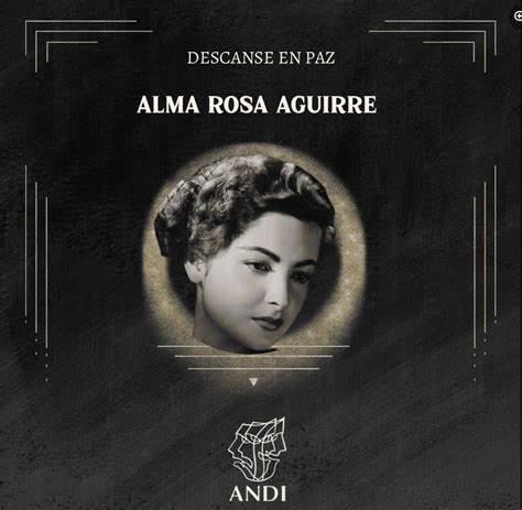 Muere Alma Rosa Aguirre, icónica actriz del Cine de Oro mexicano