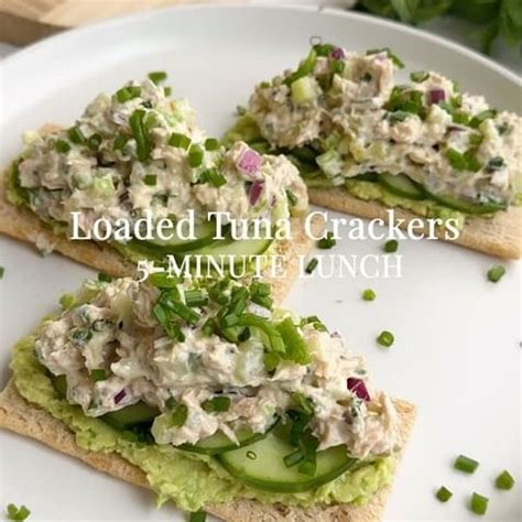 Tuna Loaded Crackers Recipe | Samsung Food App