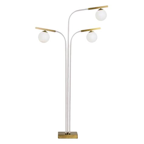 Italian Brass Three-Globe Floor Lamp at 1stDibs | brass globe floor ...