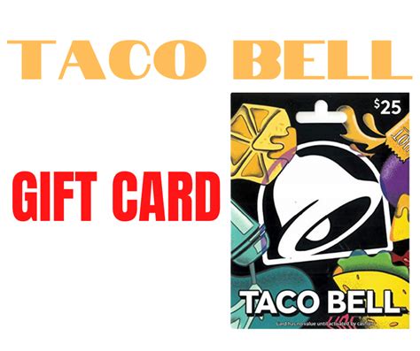 Cvs Taco Bell Gift Card at Nora Clark blog