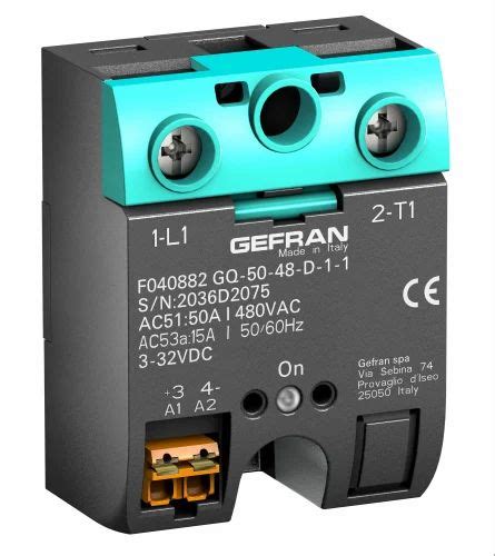 Solid State Relay and Thyristor Power Controllers - Gefran Solid State ...