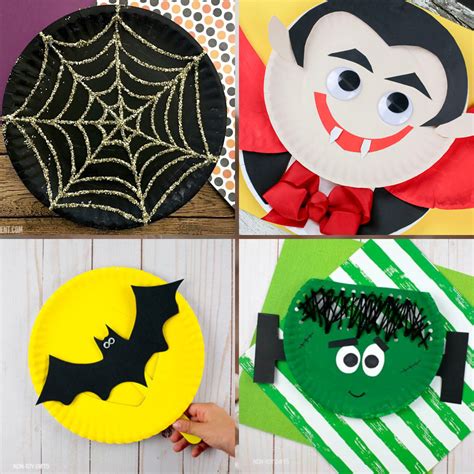 Halloween Paper Plate Crafts