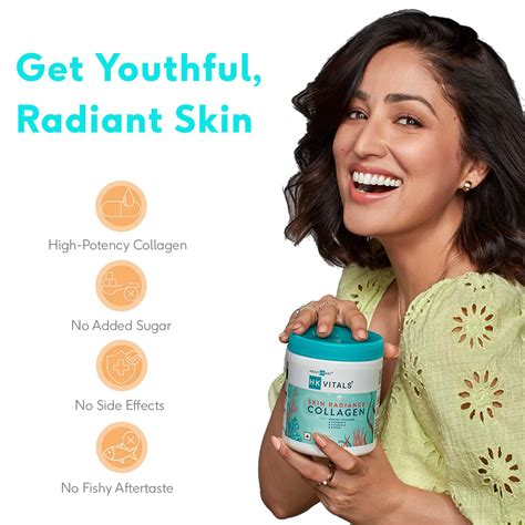 Buy HEALTHKART HK VITALS SKIN RADIANCE COLLAGEN POWDER, MARINE COLLAGEN ...